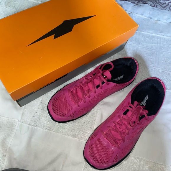 Avia Shoes - Avia Storm Women’s Running Shoes w/ Lightweight Breathable Mesh - Pink & Black